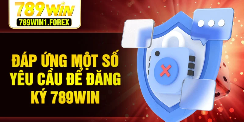 Đáp ứng một số yêu cầu để đăng ký 789WIN