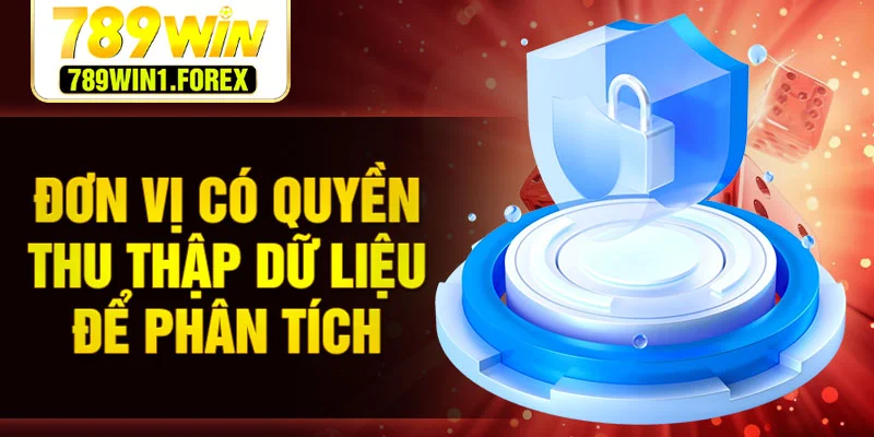 Đơn vị có quyền thu thập dữ liệu để phân tích
